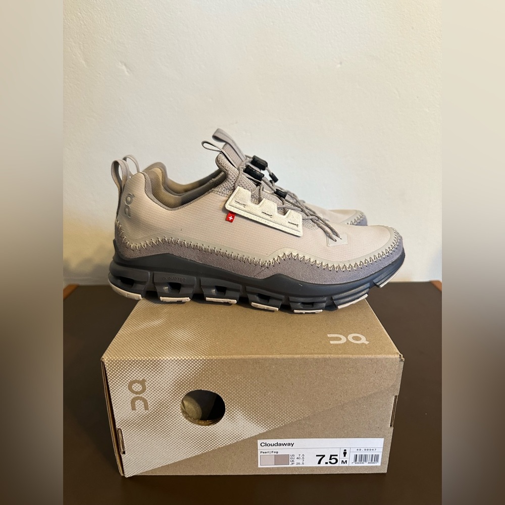 On Running Cloudaway Shoes | Men’s 7.5 US | Pearl Fog | Never Worn